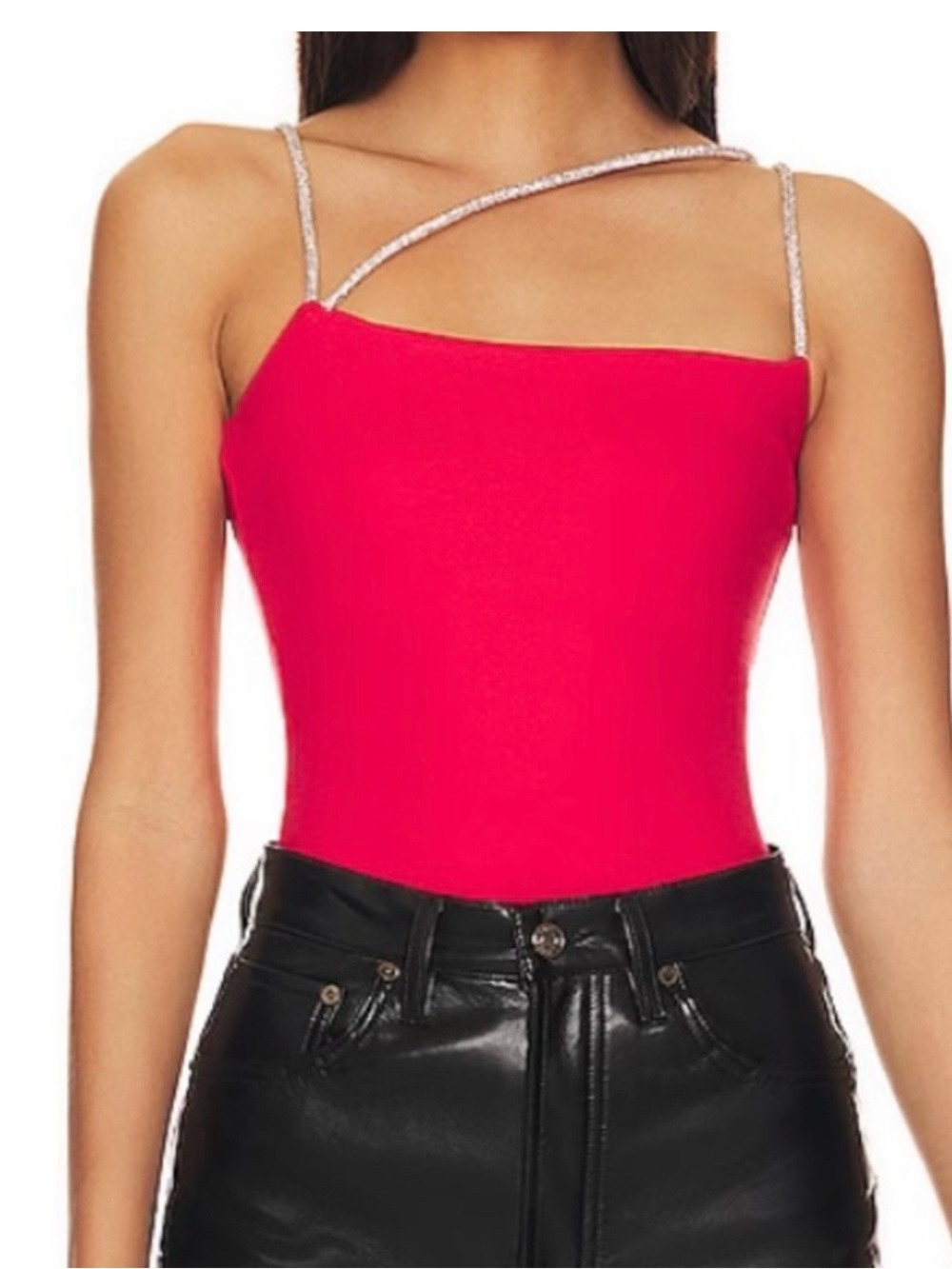 Lovers + Friends Julie bodysuit S Scarlet NWOT